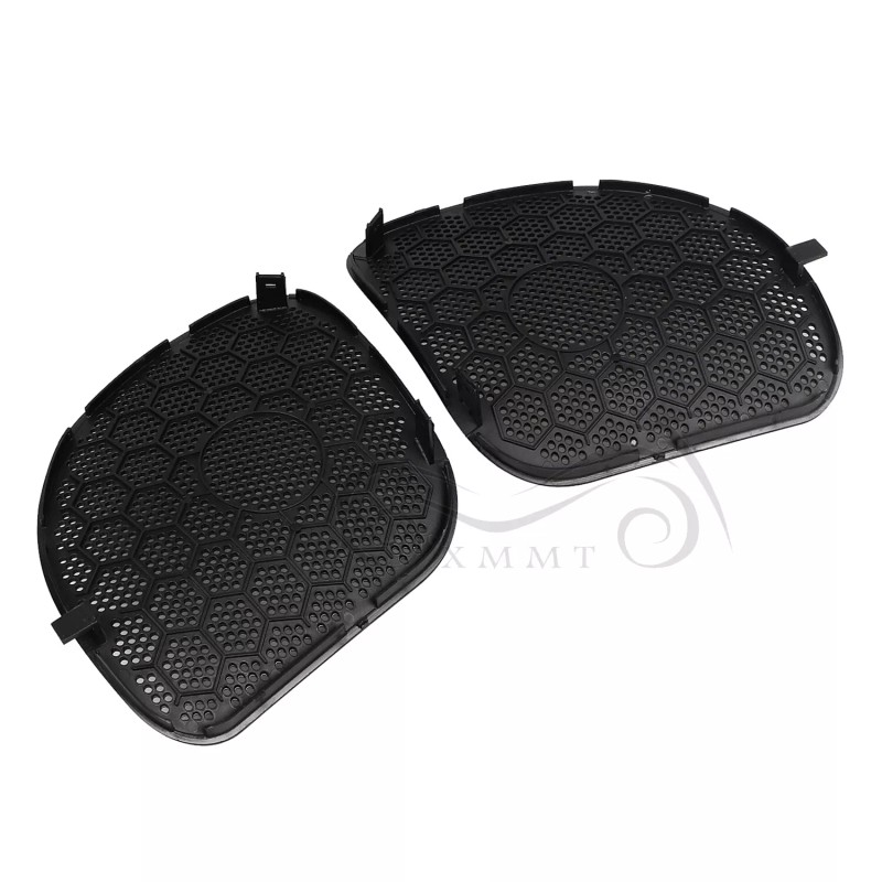 Unbranded Black Front Fairing Speaker Mesh Grill Cover For Harley