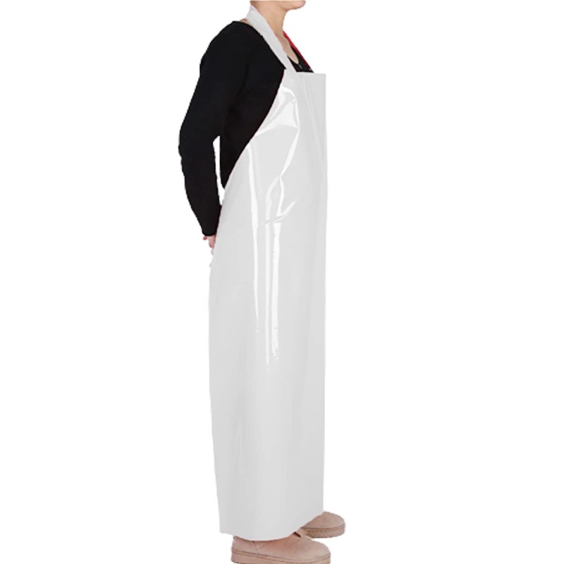 ELEBOX Waterproof Oil Proof Bib Apron Utility Apron Chemical Resistant