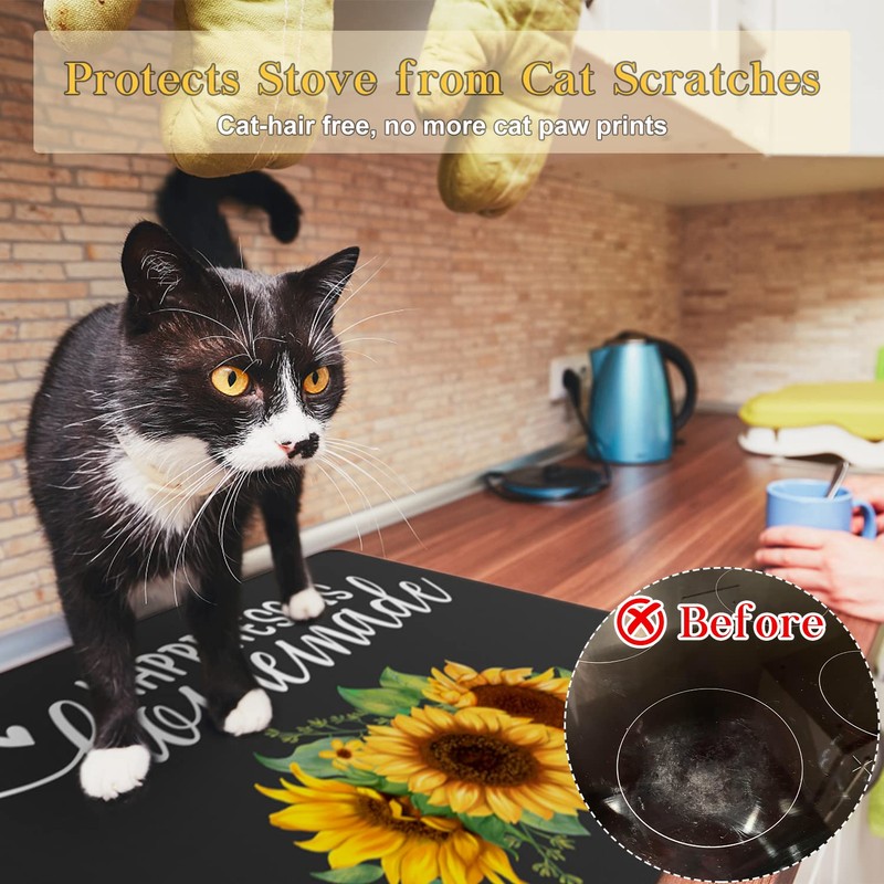 Glass Cooktop Protector - Large Glass Stove Top Cover Protector