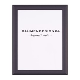 Rahmendesign24 Fiona Picture Frame 21 x 29.7 (DIN A4) Anthracite Photo Frame, Removable Frame, Poster Frame, Puzzle Frame