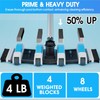 Enhanced Pool Vacuum Head with Direction-Control Swivel Handle Pool Brush