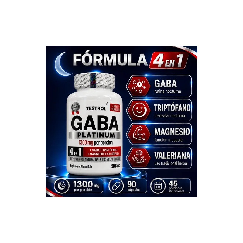 GABA Platinum 4 en 1 | Fórmula Sinérgica GABA con