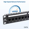 Cable Matters 1U 19-Inch 24-Port 10Gbps Cat6 Ethernet Patch Panel