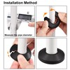 sourcing map 25mm Pipe Cover Decoration PP Plastic Water Pipe