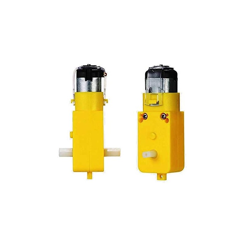 GUUZI 8pcs TT DC Gear Motor Double Shaft 3-6V Gear
