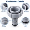 P6H1419 Pool Drain Valve Replacement, Swimming Pool Drain Hose Adapter