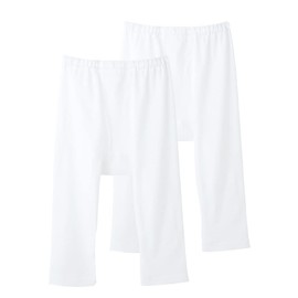 Gunze Men's Cool Pique Underpants (Front Opening), Set of 2, New White