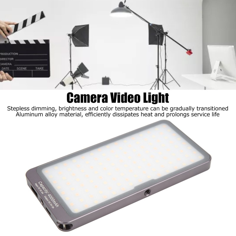 LED Video Light 3000K‑5500K Photography Fill Light SLR Camera Video