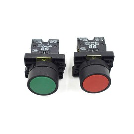 LICTOP AC 660V Red&Green Momentary Start/Stop NO NC Push Button Switch