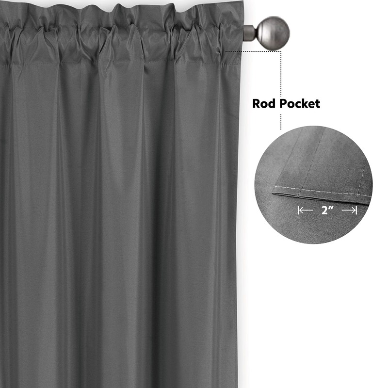Home Collection - Juego de 3 cortinas de cocina de