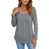 Ladlop Long Sleeve Shirts for Women Casual Crew Neck Basic