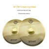 Low Volume Cymbal Pack,5 Pieces Set -14" Hi-Hats, 16" Crash,