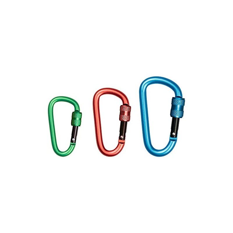 Carabiner with screw cap