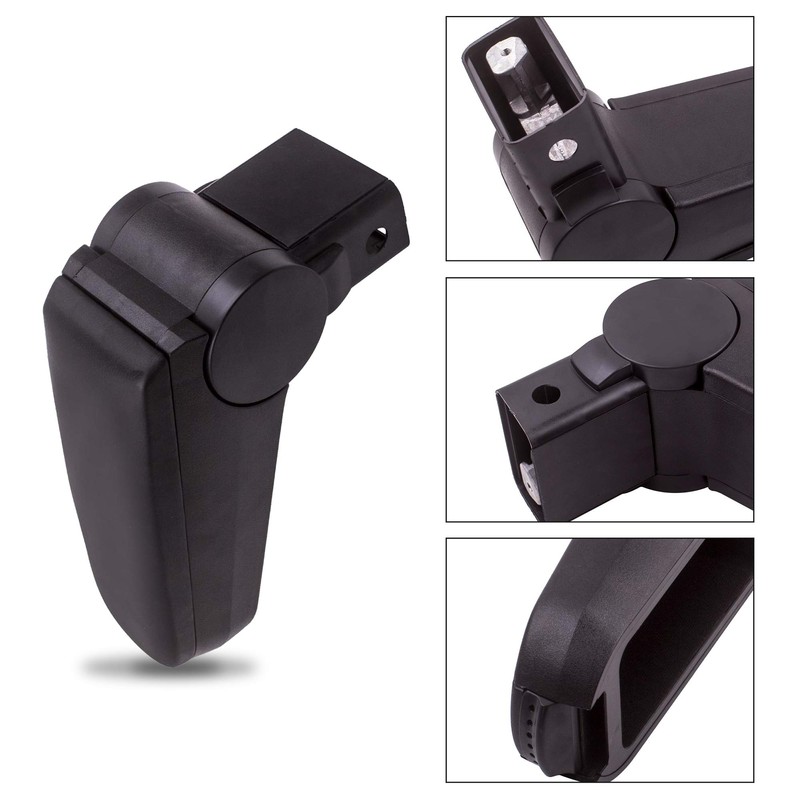 Maxpeedingrods Front Driver's Side Center Console Armrest Box Black Leatherettefit