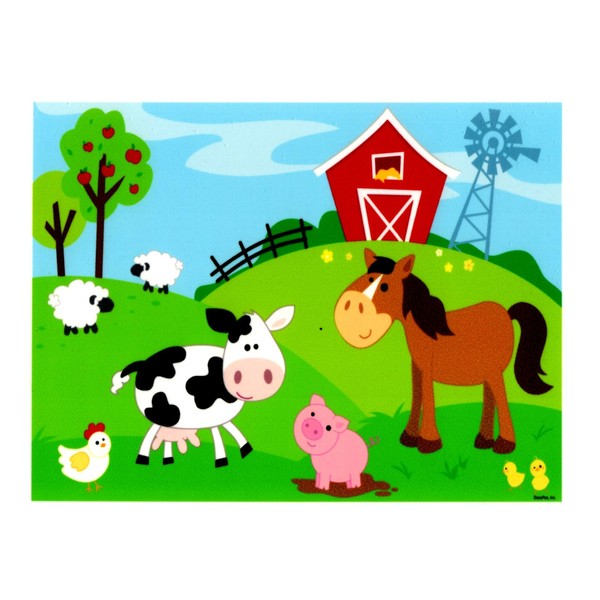 Farm Animals Edible Icing Image (1/4 Sheet)