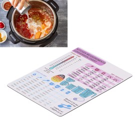 Kitchen Conversion Chart, Colorful Kitchen Conversion Chart Magnet Extra Strength Magnetic Backing Easy to Read for Refrigerator Door for Cookbook Accessory(1 Single)