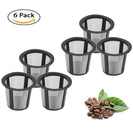 WOTOW Reusable Coffee Filter Set Replacement Filter for Keurig My K-cup style Filter (6)