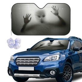 Alien Shadow Windshield Sun Shade Car Front Window Shades for Car Accessories Sun Heat UV Rays Visor for Universal Cars SUV Truck 51 x 27.5 Inch