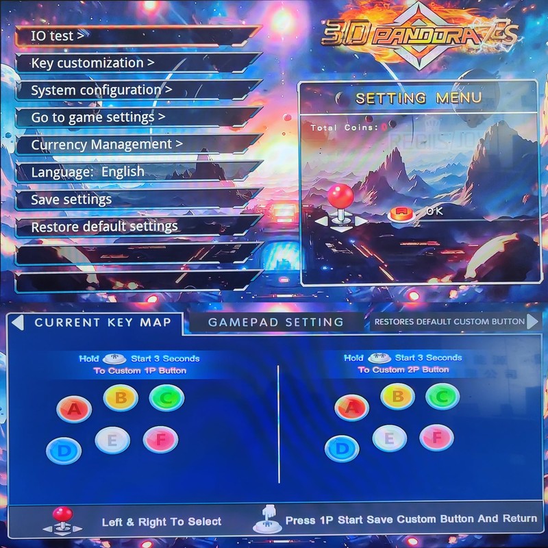 RegiisJoy 32000 mini Pandoras Box 78S for Child Arcade Game