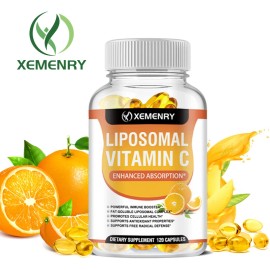 Liposomal Vitamin C 2100mg - High Absorption Supplements, Enhance Immunity