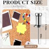 300 Pcs Aluminum Head Push Pins with 5/8" Steel Solid