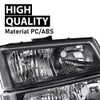 ALLGOOD Headlights, Compatible with 2003-2006 Chevy Silverado 1500 2500 3500