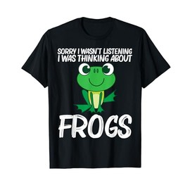 Cute Frog Design For Men Women Forest Zoo Pet Animal Catcher T-Shirt