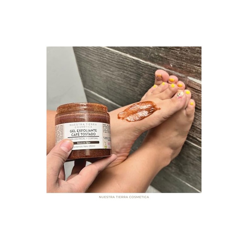 Gel Exfoliante de Café Tostado Anti-celulitis 250ml