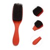 Beavorty 2pcs Hair Brush for Men Smoothing Brush Boar Bristles