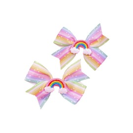 Baby Rainbow Cloud Headband Girls Hair Clips Pin Cloud Hair Band Rainbow Headwear BBG17 (Hair Clips-A)