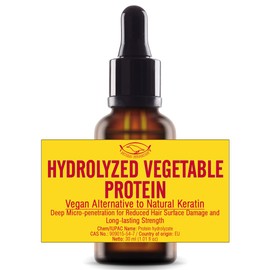 Artekas Innovation - HYDROLYZED VEGETABLE PROTEIN - Liquid - Vegan Alternative to Natural Keratin - for Homemade Cosmetics Shampoos, Conditioners - 1 oz