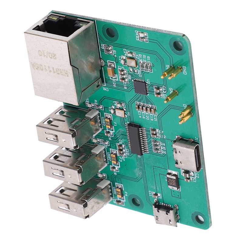 HUB Expansion Board Integrated USB to Ethernet Accessories for Raspberry
