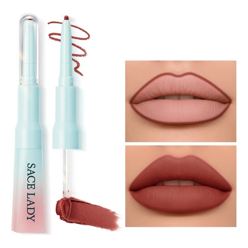 Sace Lady Delineador De Labios 2 En 1 Mate Suave