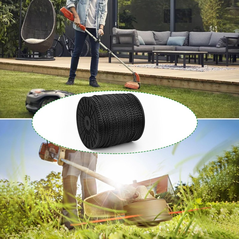 Yooank Weed Eater String .095" 5lb by-1722-Foot Twist Commerical String