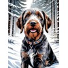 German Wirehaired Pointer DIY 5D Diamond Painting Kits for Adults,