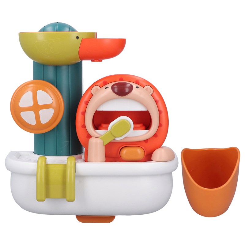 Bath Toy Water Spray Cute Animal Toy Bubble Flow Bathtub