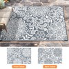 Findosom Waterproof Outdoor Rug 6' x 9' - Reversible Mandala