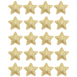 ABOOFAN 100PCS Golden Star Patch Iron On Applique Patches Star Embroidered Sew On Repair Patches Clothing Decorative Patch for T-Shirt Backpack Hat Bag DIY