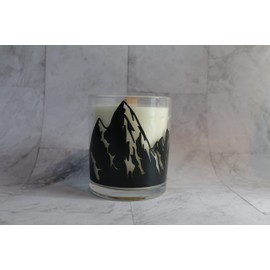 Color Changing! Fun Designs ThermoH Logo Candle (Fresh Mountains) - Reusable as a Color Changing Cup After! (Double The Value!)