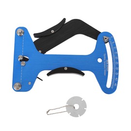 Bike Spoke Tension Meter Adjustable Accurate Scale Aluminum Alloy Wheel Spoke Checker for Bicycle Rim Calibration