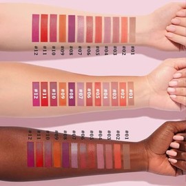 Juego de 2 lápices labiales hidratantes, color rosa y marrón, crema hidratante para mujeres, lápiz labial natural no pegajoso, juego de lápices labial