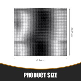 waswale Pack-1 Car Roof Rack Pad, 39.3" x 47.2" Soft Waterproof Foldable Vehicle Trunk Cargo Protection Pad, Anti-Slip Anti-Scratch Roof Rack Accessories, Universal for Cars Off-Road Vehicle (Black)