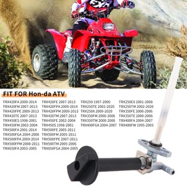 Dokili Fuel Valve Petcock 16950-HM8-003 16950-HN7-003 for H.onda Recon TRX250 Rancher TRX350 TRX420 Foreman TRX450 Rubicon TRX500FA TRX650FA with Lever Screw