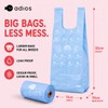 Adios Plastic - Compostable Dog Poop Bags with Handles, 120