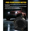 X-Design 7 Inch Round LED Headlights Compatible with Jeep Wrangler