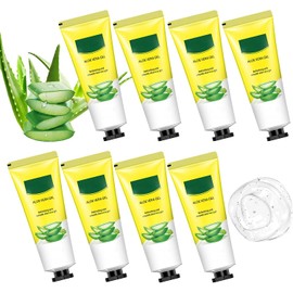 8 Geles De Aloe Vera Para Rostro Y Piel, Gel Orgánico De Aloe Vera, Crema Hidratante Para Después Del Sol(Tamaño De Viaje), Loción Hidratante Para El Cuidado De La Piel, Loción Para Después