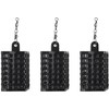 3-Piece Stainless Steel Fishing Bait Cage, Durable Round and Square Feeder Set with Snap Fasteners (40g)