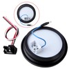 Partswcgg 4Pcs 4" Round Red Stop Turn Tail Lights to
