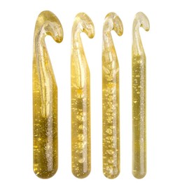 MEKFIWI 4pcs Crochet Hook Set - Crochet Hooks Set, Knitting Needle Set - Candy Color Knitting Tool Accessories for Beginners - Home Use Basic Sewing Knitting Tools - Sizes 12mm-20mm