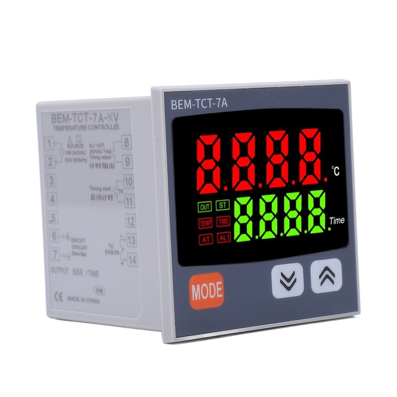 Thermostat Time Digital Display K Type Input Multifunctional Thermostat for